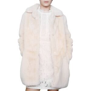 Maje Glina Faux-Fur Coat